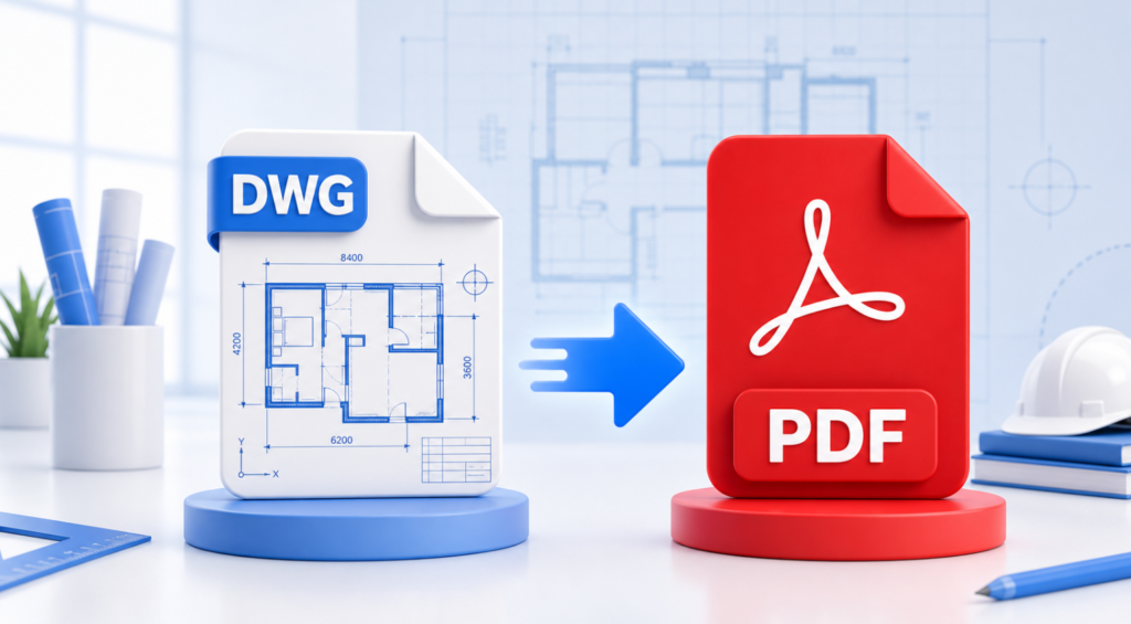 DWG vers PDF