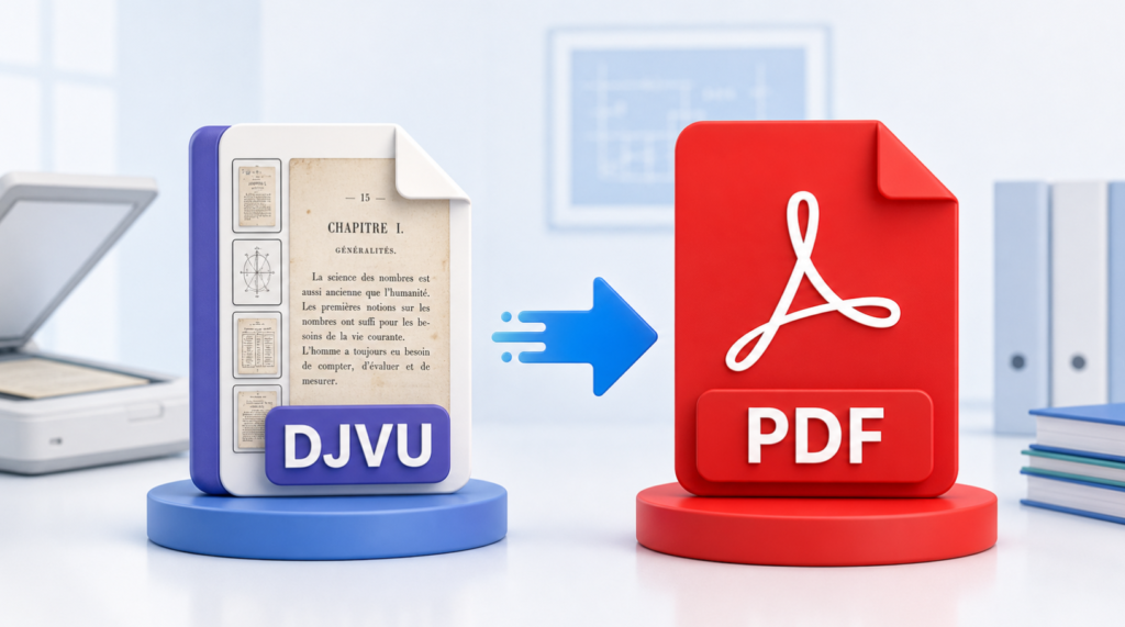  DJVU vers PDF
