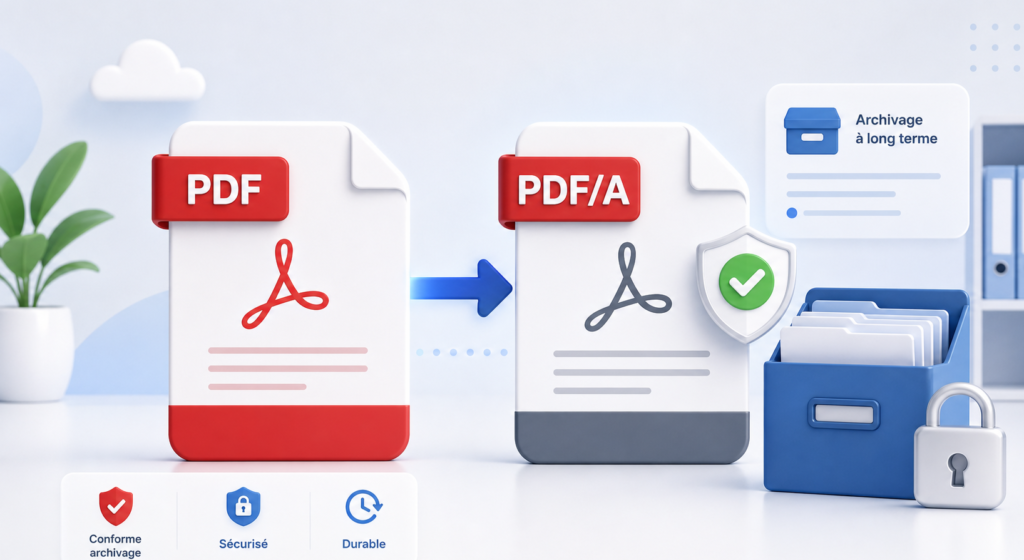 PDF vers PDFA