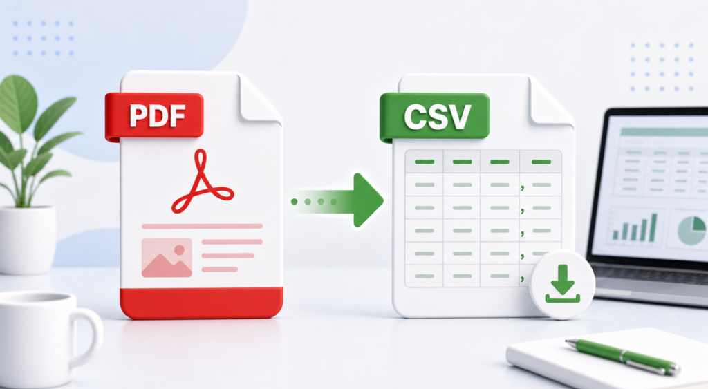 PDF vers csv