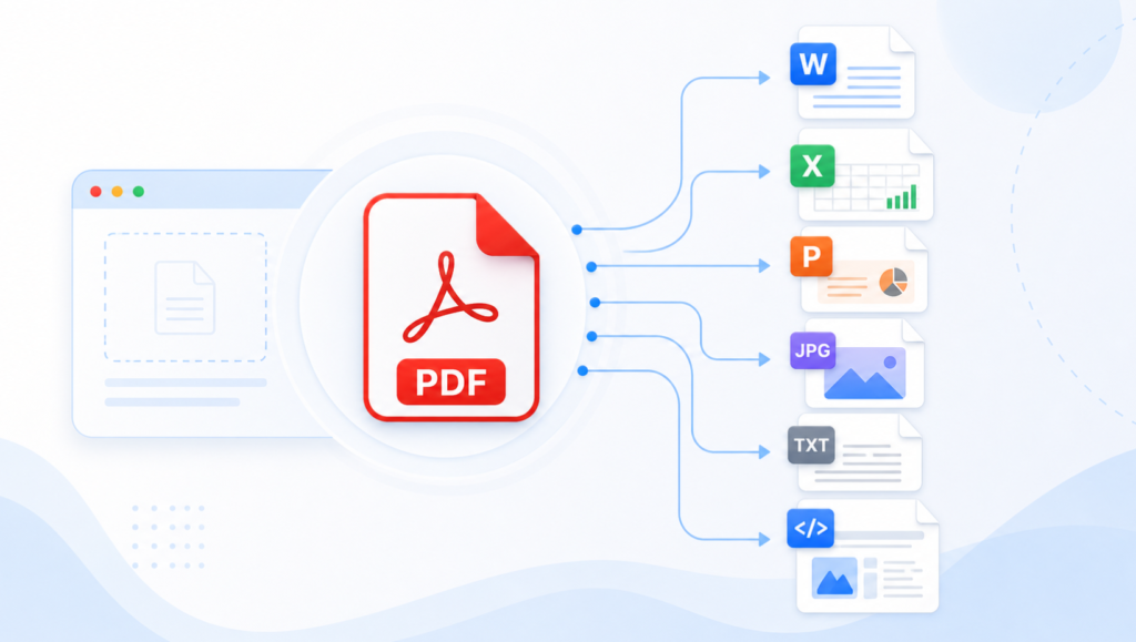 Convertir depuis PDF